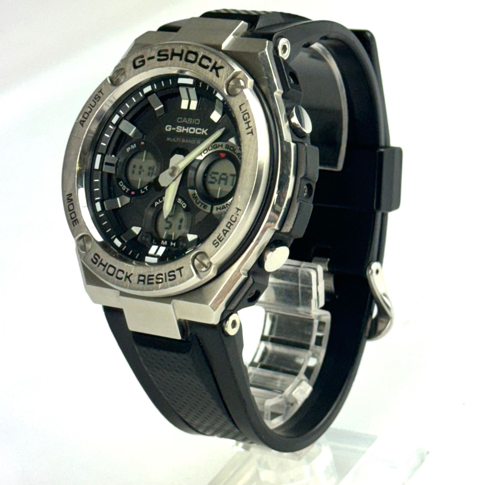 カシオ CASIO ジーショック G-SHOCK G–STEEL GST-W110-1AJF 電波
