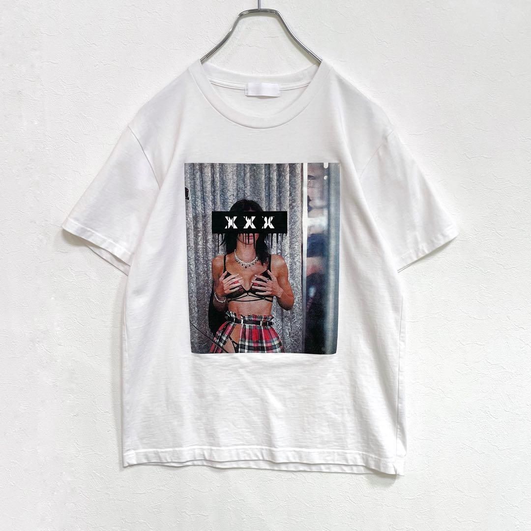 即完売】 ゴッドセレクション フォトプリント 半袖Tシャツ 白 Sサイズ 