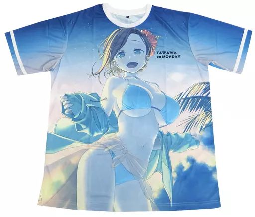  【中古】同人Tシャツ・衣装系 【月曜日のたわわ】フルグラフィックTシャツ XLサイズ 後輩ちゃん(比村奇石) 2018.8/比村乳業 Tシャツ・アパレル