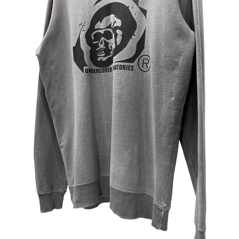 UNDERCOVER 02SS スカルプリントVガゼットスウェットシャツ UNDERCOVER 02SS スカルプリントVガゼットスウェットシャツ
