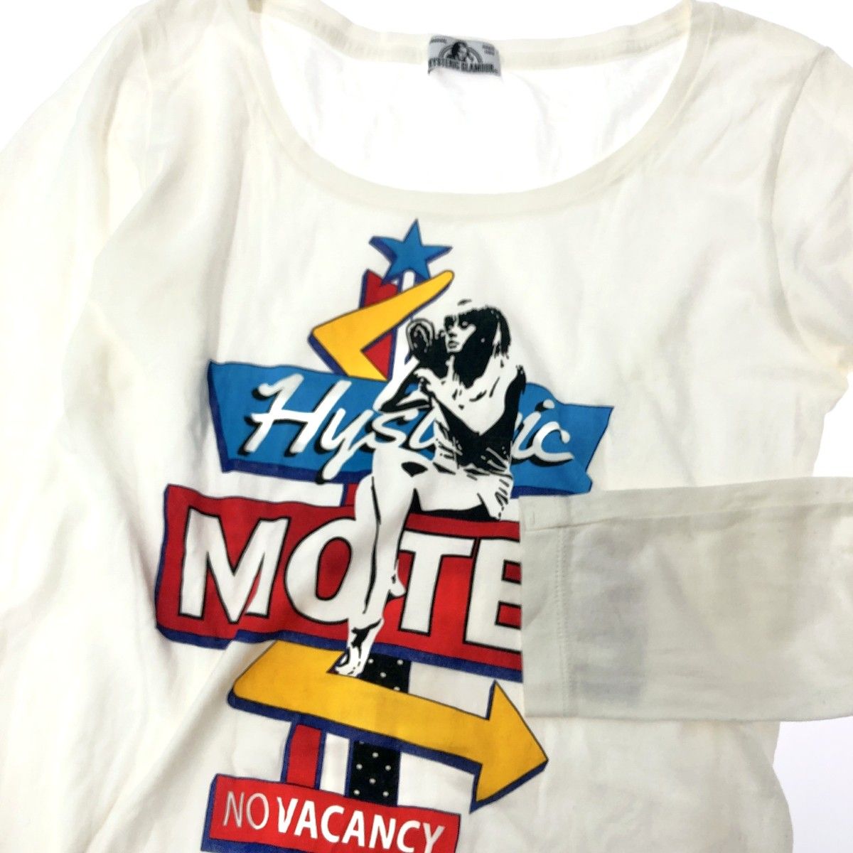 HYSTERIC GLAMOUR ヒスガール 長袖 ロンT ピンク Fサイズ HYSTERIC GLAMOUR ヒスガール 長袖 ロンT ピンク Fサイズ