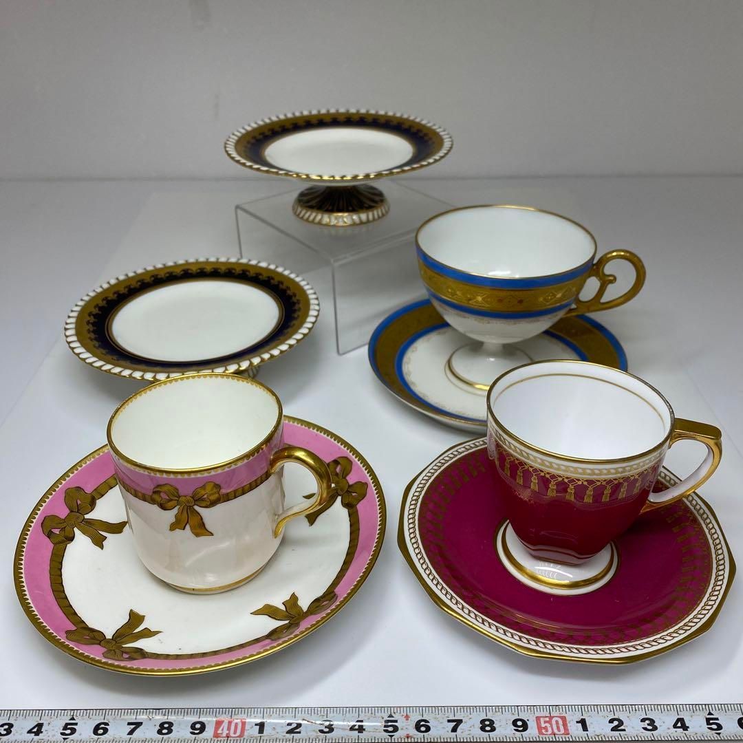 アンティーク 金彩カップ＆ソーサー 台皿 東Y6-0911