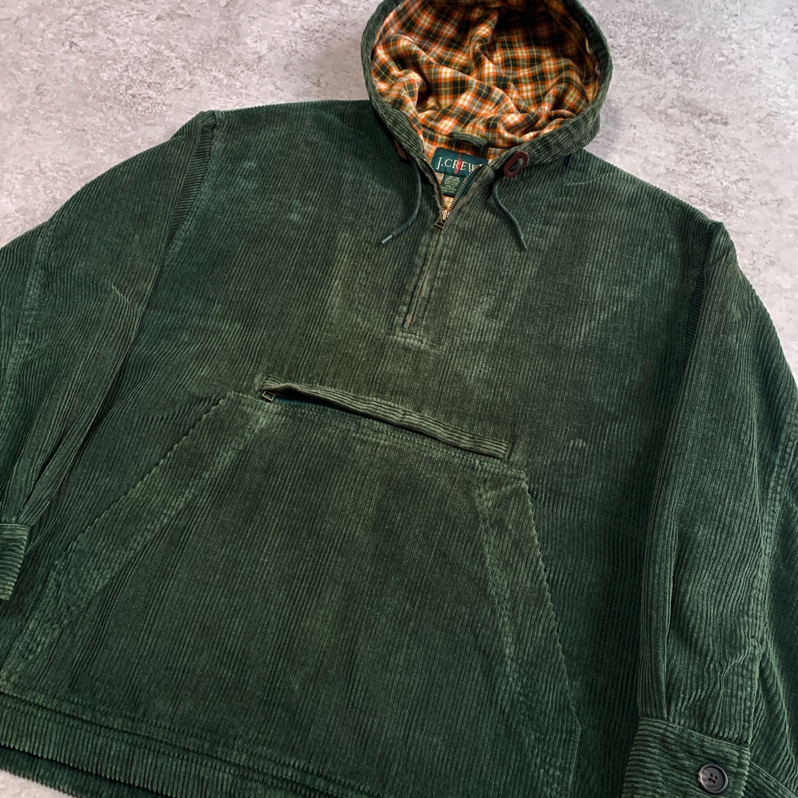 90s J.CREW Corduroy Anorak parka Jクルー ジェークルー コーデュロイ