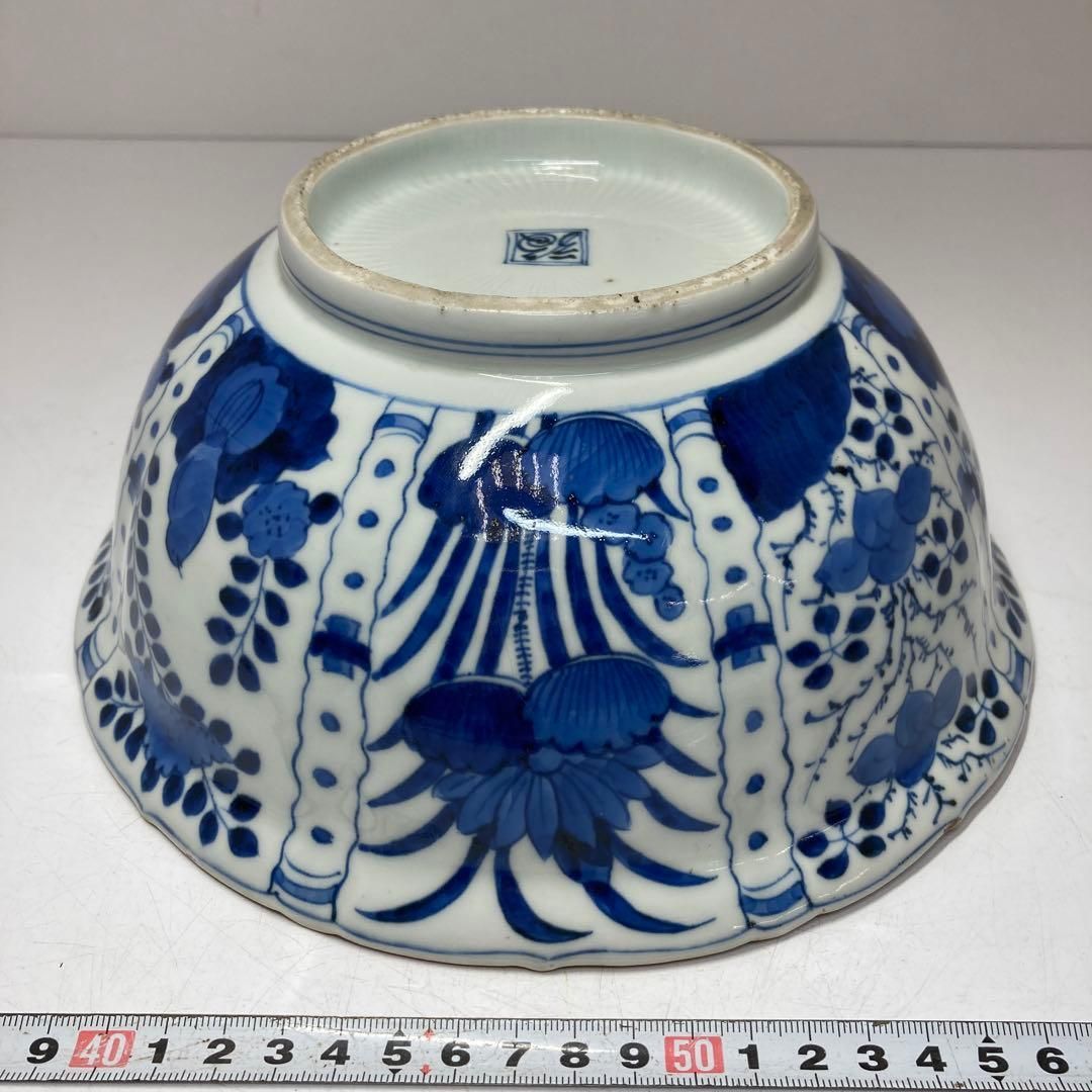 酒井田柿右衛門　染付鉢　丼　角福　木箱付　幅23.2㎝　東Y5-1214☆2F 酒井田柿右衛門 染付鉢 丼 角福 木箱付 幅23.2㎝ 東Y5-1214☆2F - メルカリ