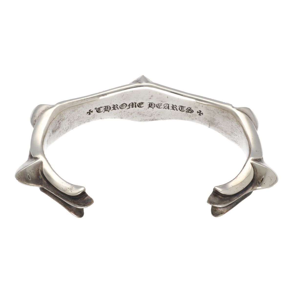 クロムハーツ バングル ワックスドパンクカフバングル SV925 シルバー