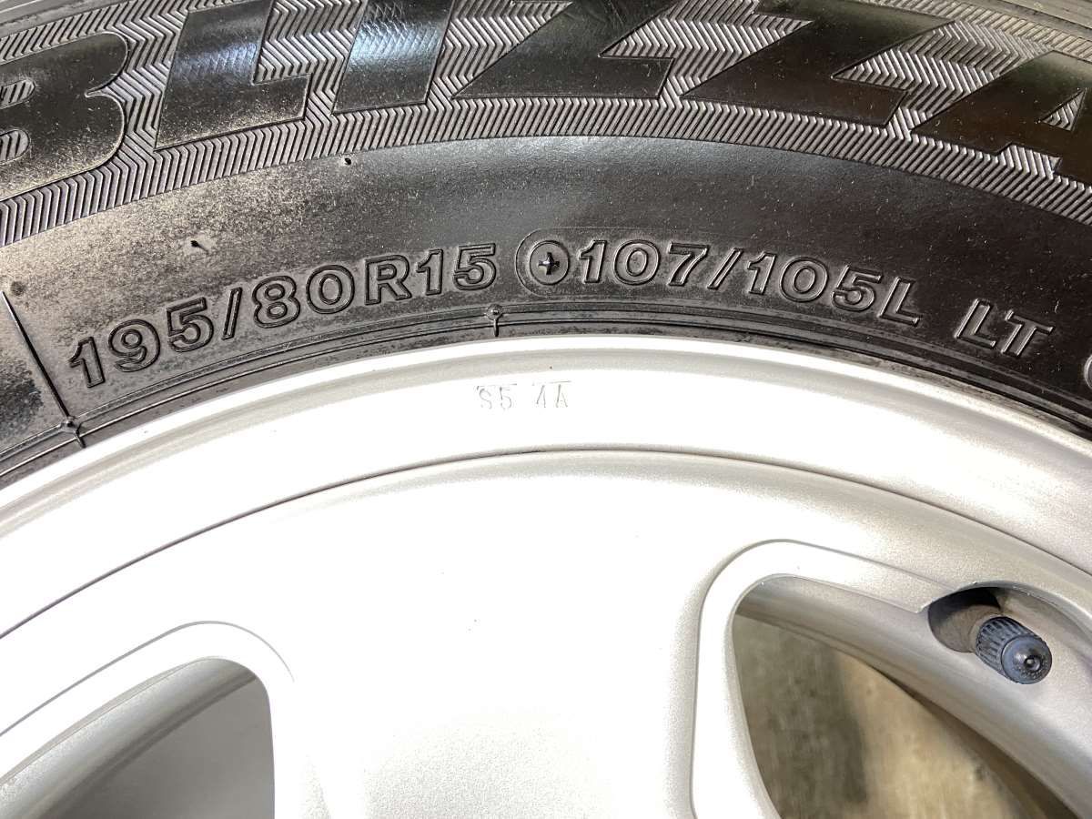 195/80R15 107/105LT ブリヂストン ブリザック VL1 TOPY S54A 15x6.0