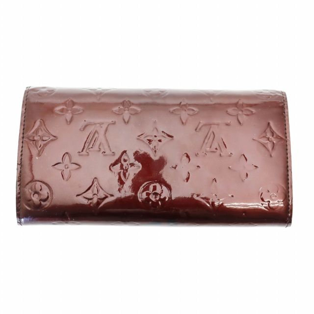 ★美品 ヴィトン Louis Vuitton 財布 ポルトフォイユサラ ヴェルニ ルイヴィトン LOUIS VUITTON ヴェルニ ポルトフォイユ サラ 長財布