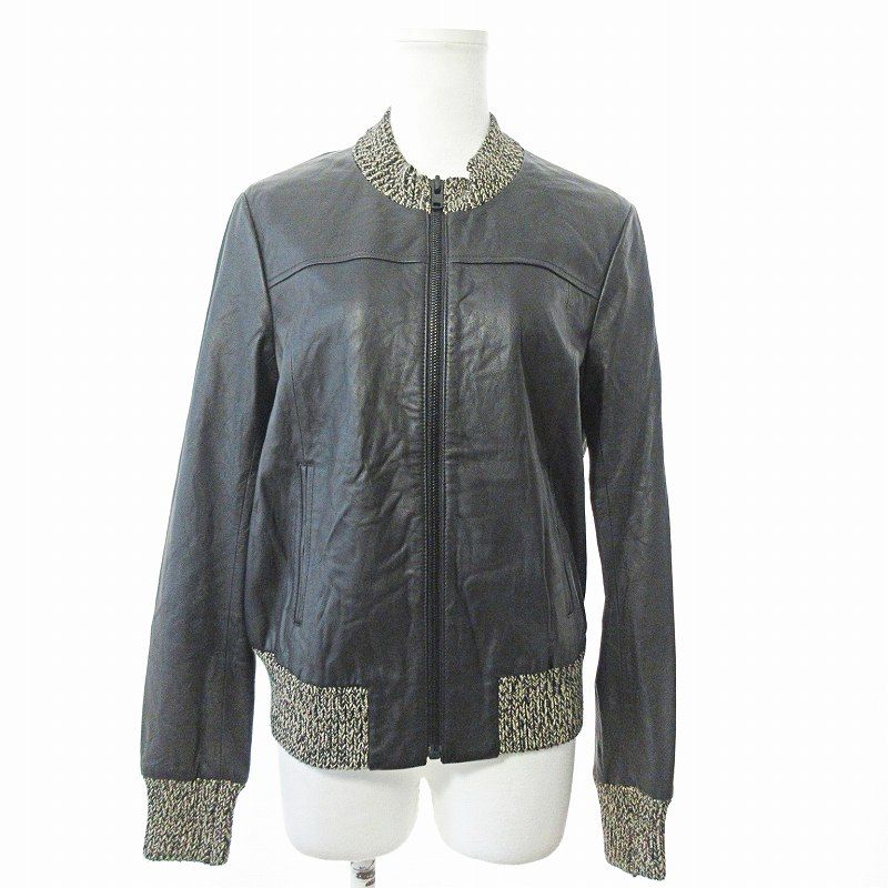 22AW極美品✨セオリー シングルライダースジャケット ラムレザー ブラウン