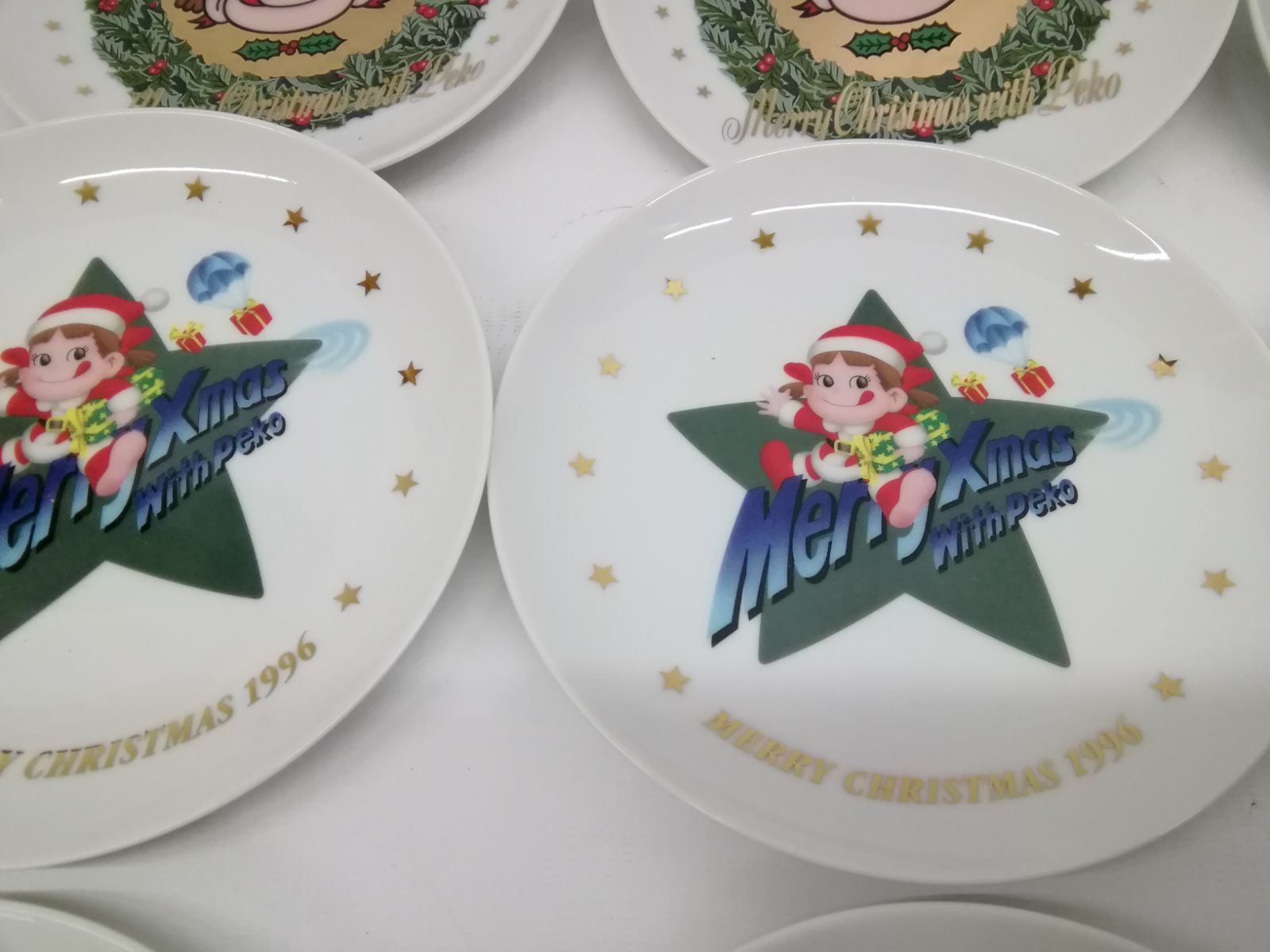 未使用品 不二家 ペコちゃん クリスマス プレート 9枚セット お皿 - メルカリ