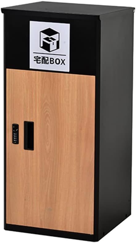 未使用完成品 鍵付き 宅配ボックス ダイヤル式 据置型 大容量 木目調 リプロス 郵便 置き配