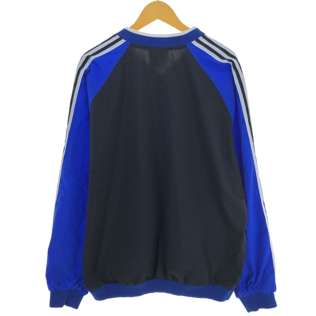 古着 90年代 アディダス adidas Vネック ナイロンプルオーバー