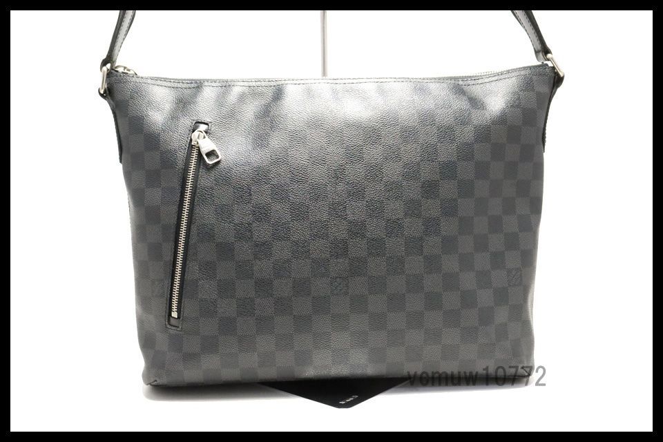 近年モデル 美 LOUIS VUITTON ダミエグラフィット ミックMM レザー ショルダーバッグ ルイヴィトン 0529wa462-2K