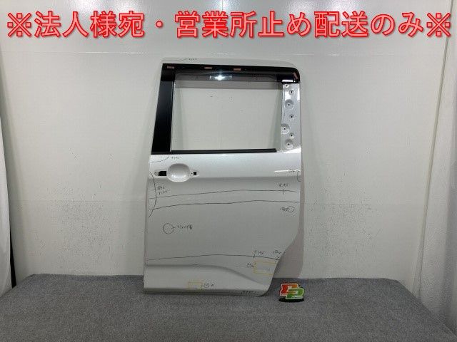 ルーミー/タンク/トール/ジャスティ M900A/S/F/M910A/S/F 純正 左 スライドドア バイザー付 ブラックマイカ×パールホワイトⅢ X99(138517)