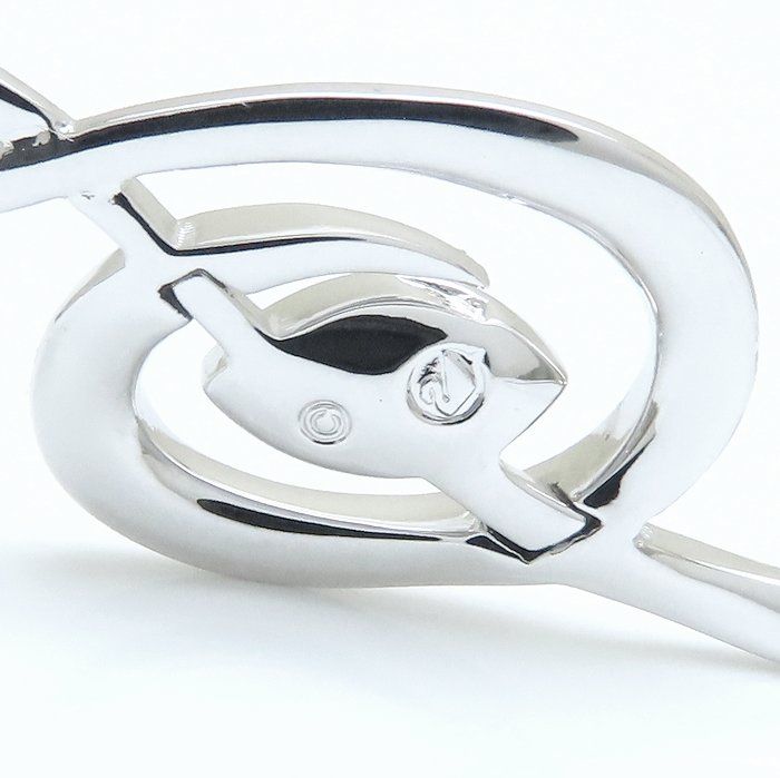 こ SWAROVSKI スワロフスキー クリスタル ブローチ ト音記号モチーフ 音符