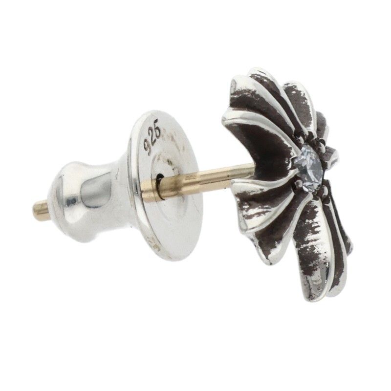  クロムハーツ No 2 CH CRS DIA CHクロススタッド 1ダイヤ シルバーピアス メンズ その他 アクセサリー