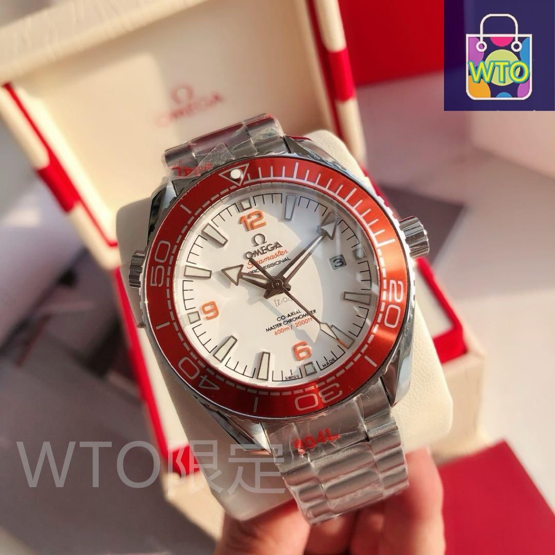 自動巻き時計　 プラネットオーシャン　タイプ ジャンク品　可動に問題あり OMEGA オメガ 時計 シーマスター プラネットオーシャン 600M