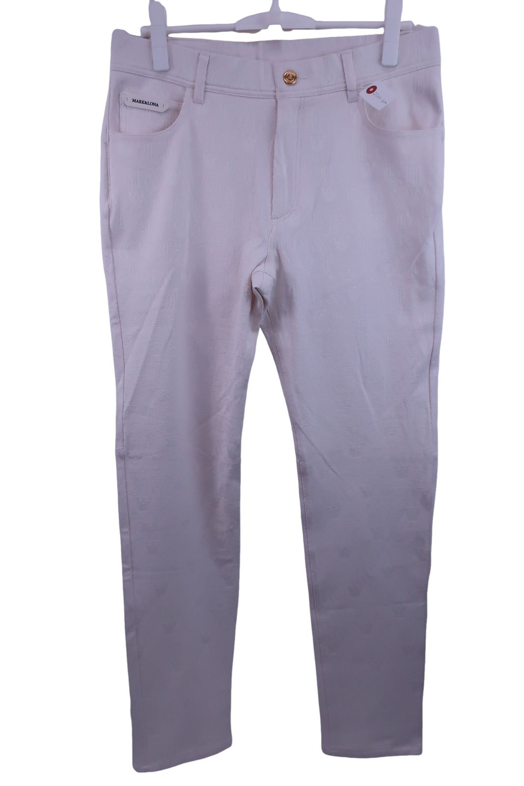 美品マークアンドロナ ゴルフ用ブラックパンツ サイズ48 ☆特価☆超美品マークアンドロナ パンツ アイボリー 複数ポケット