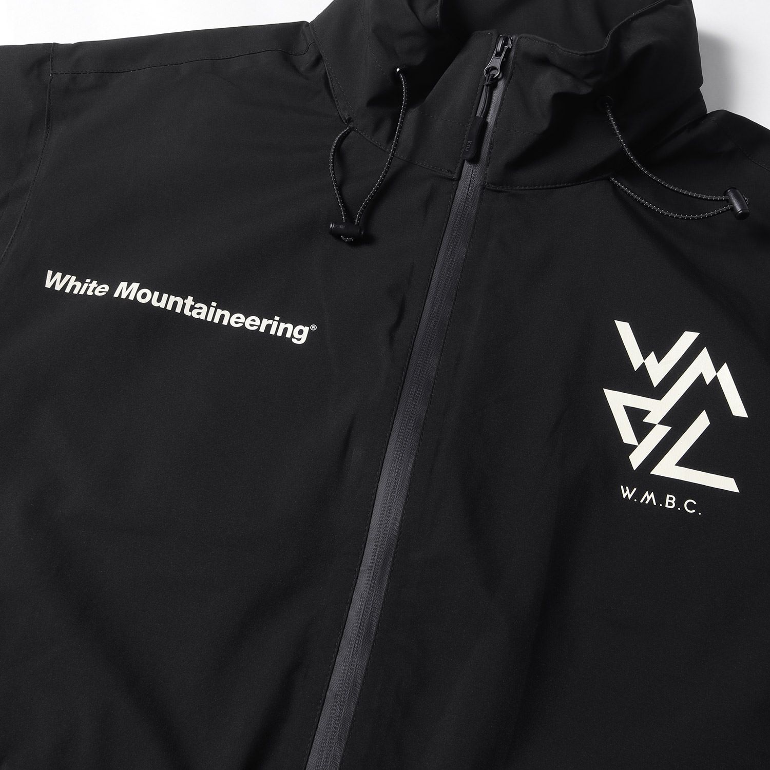 White Mountaineering ホワイトマウンテニアリング ジャケット サイズ:FREE(XL位) W.M.B.C. KiU  ストレッチシェル ウォータープルーフ ジップ ジャケット WATERPROOF ZIP UP JACKET ブラック - メルカリ