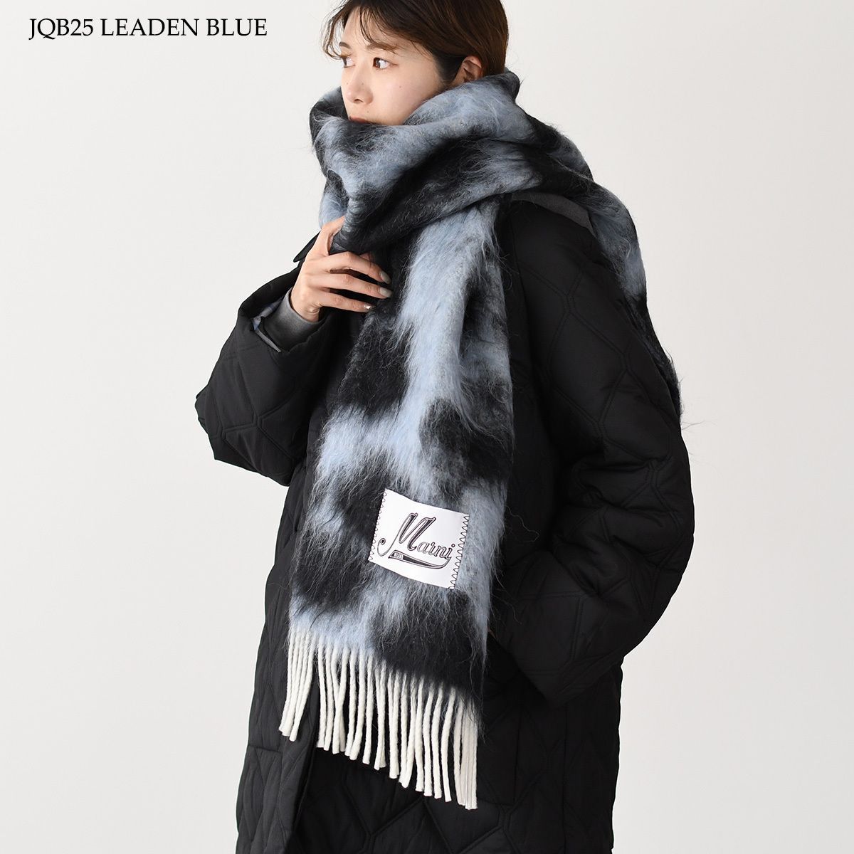 【MARNI】レオパード ウールマフラー MARNI マルニ マフラー スカーフ SCMC0126Y0 UAW039 レオパード
