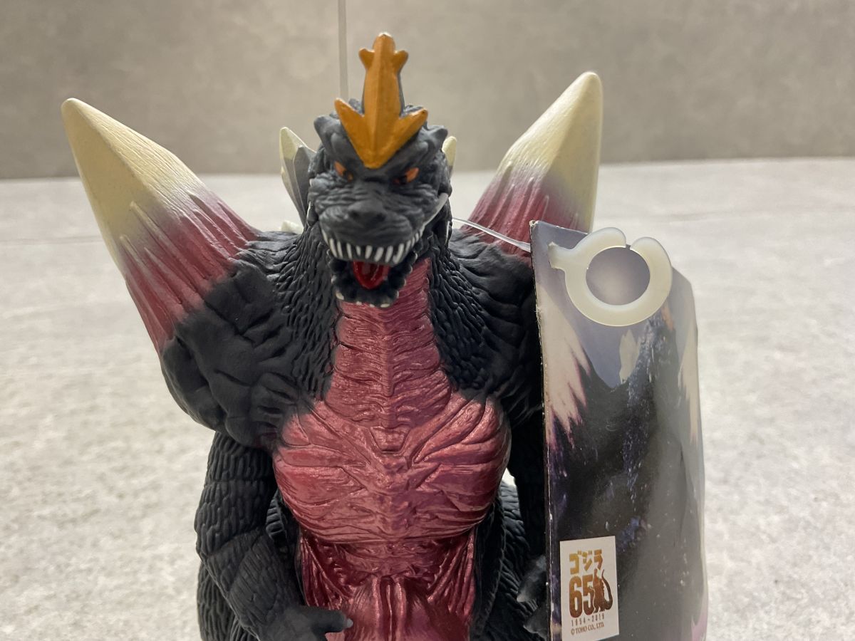 紙タグ付き BANDAI バンダイ 65周年 ムービーモンスターシリーズ GODZILLA ゴジラ 2019 スペースゴジラ ソフビ フィギュア 紙タグ付き BANDAI バンダイ 65周年 ムービーモンスターシリーズ
