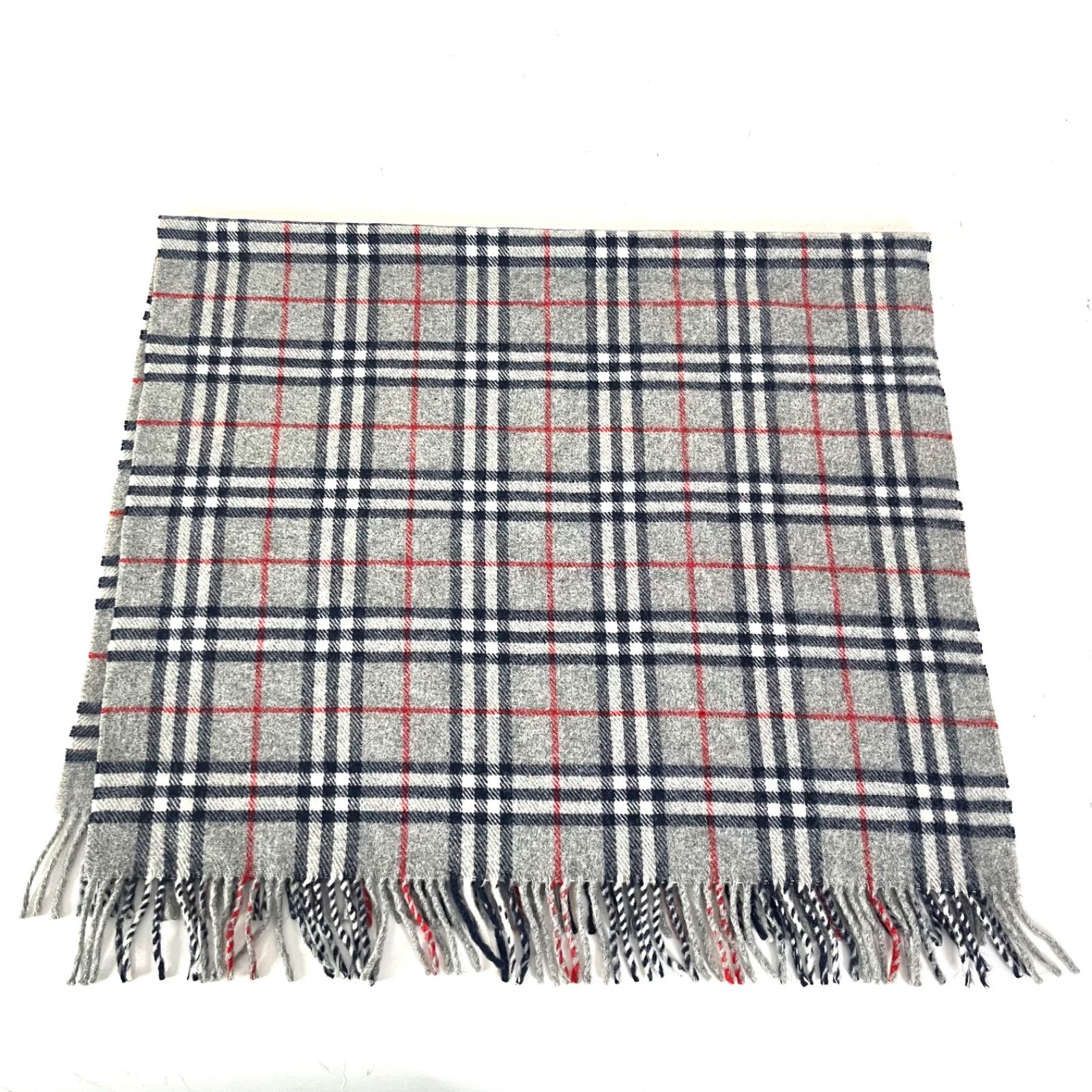 BURBERRY バーバリー 毛布 グレー 未使用品】Burberrys 毛布 ウール100