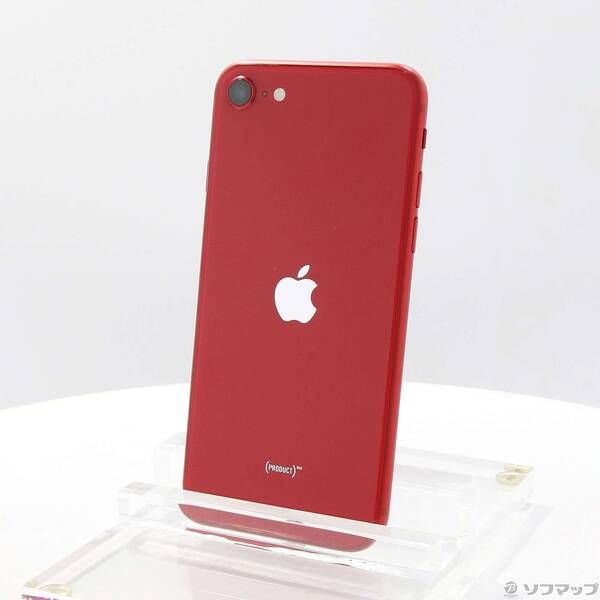 iPhone SE 第2世代 128GB レッド 品〕 iPhone SE 第2世代 128GB プロダクトレッド MXD22J／A SIMフリー