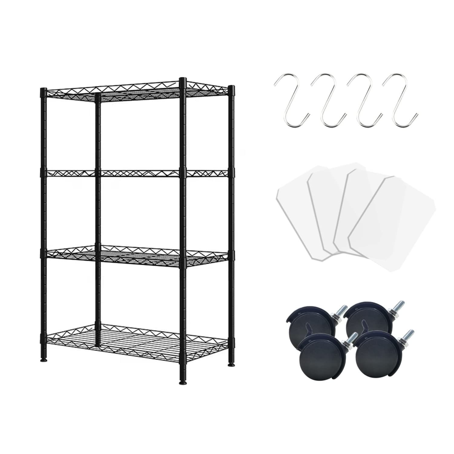 スチールラック 業務用 高さ210 幅90 奥行45cm 天地 4段 軽量 ATK型 耐