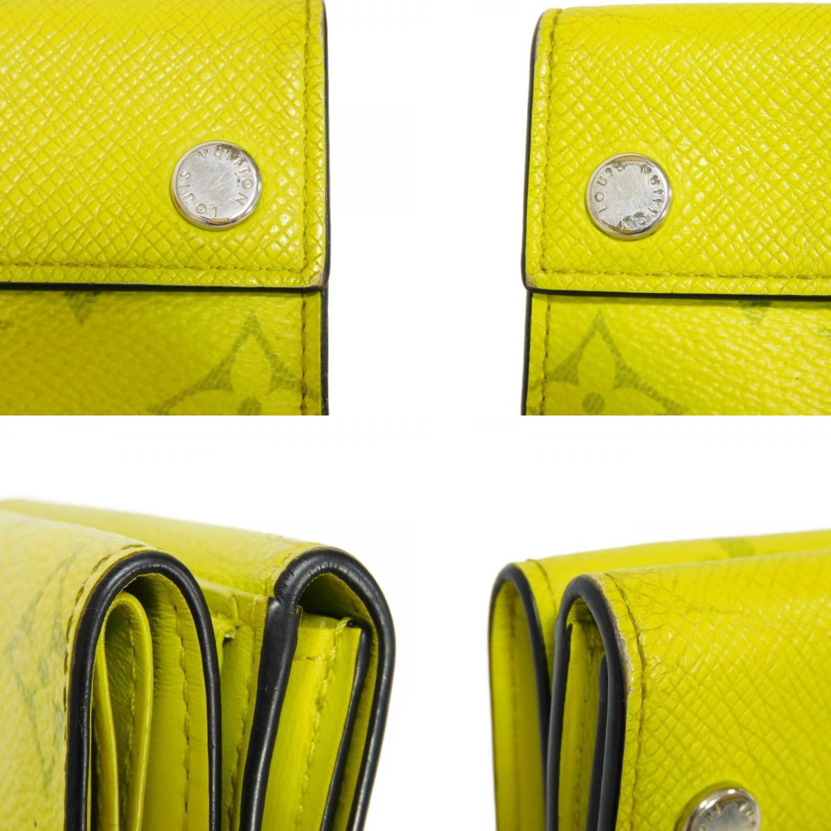 専用　訳あり　美品　ルイヴィトン　ディスカバリー　三つ折り財布　イエロー ルイヴィトンタイガラマ ディスカバリー コンパクトウォレット