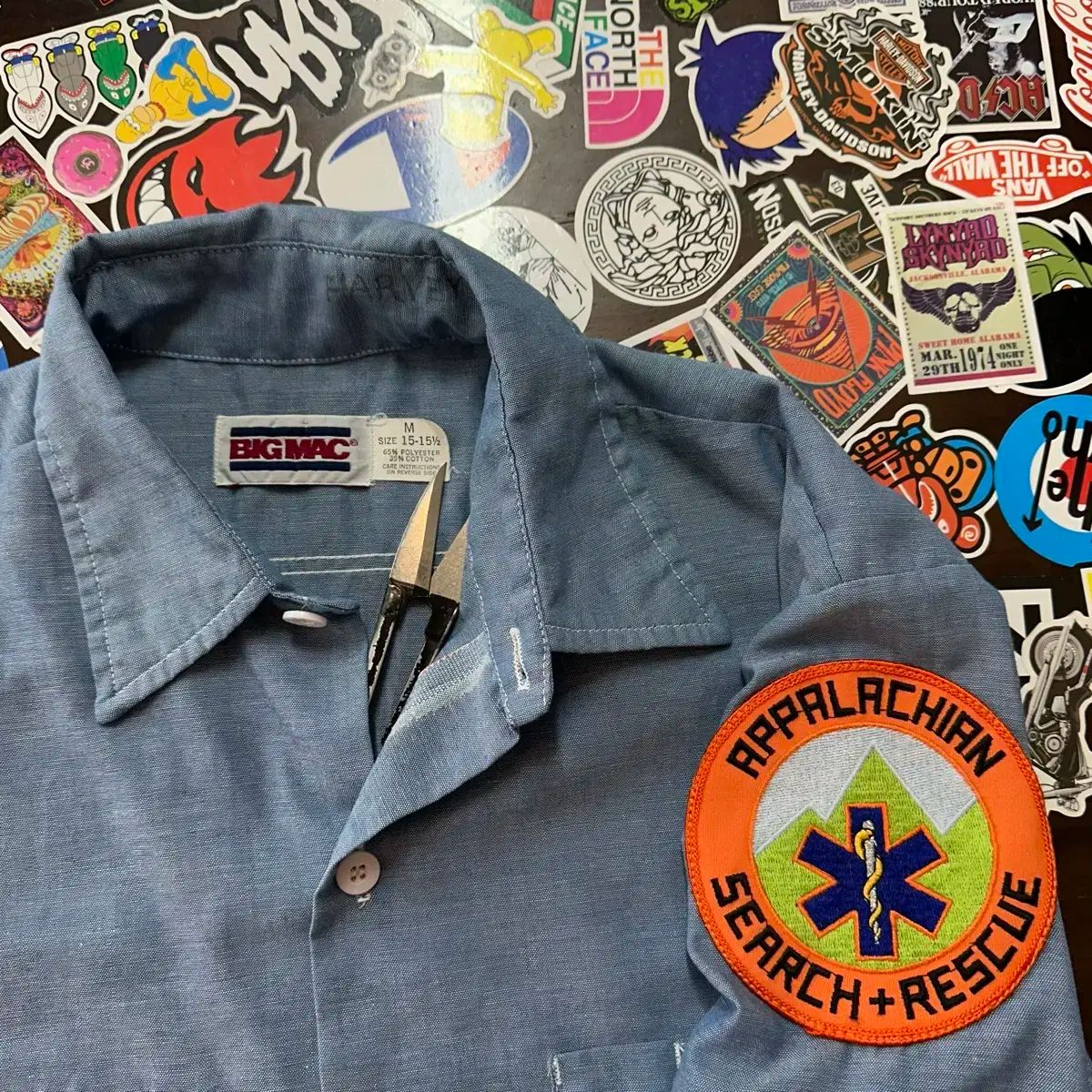 「高評価！」注目のレビュ 80s メルカリ - M ワークシャツ ビッグマック USA トップス