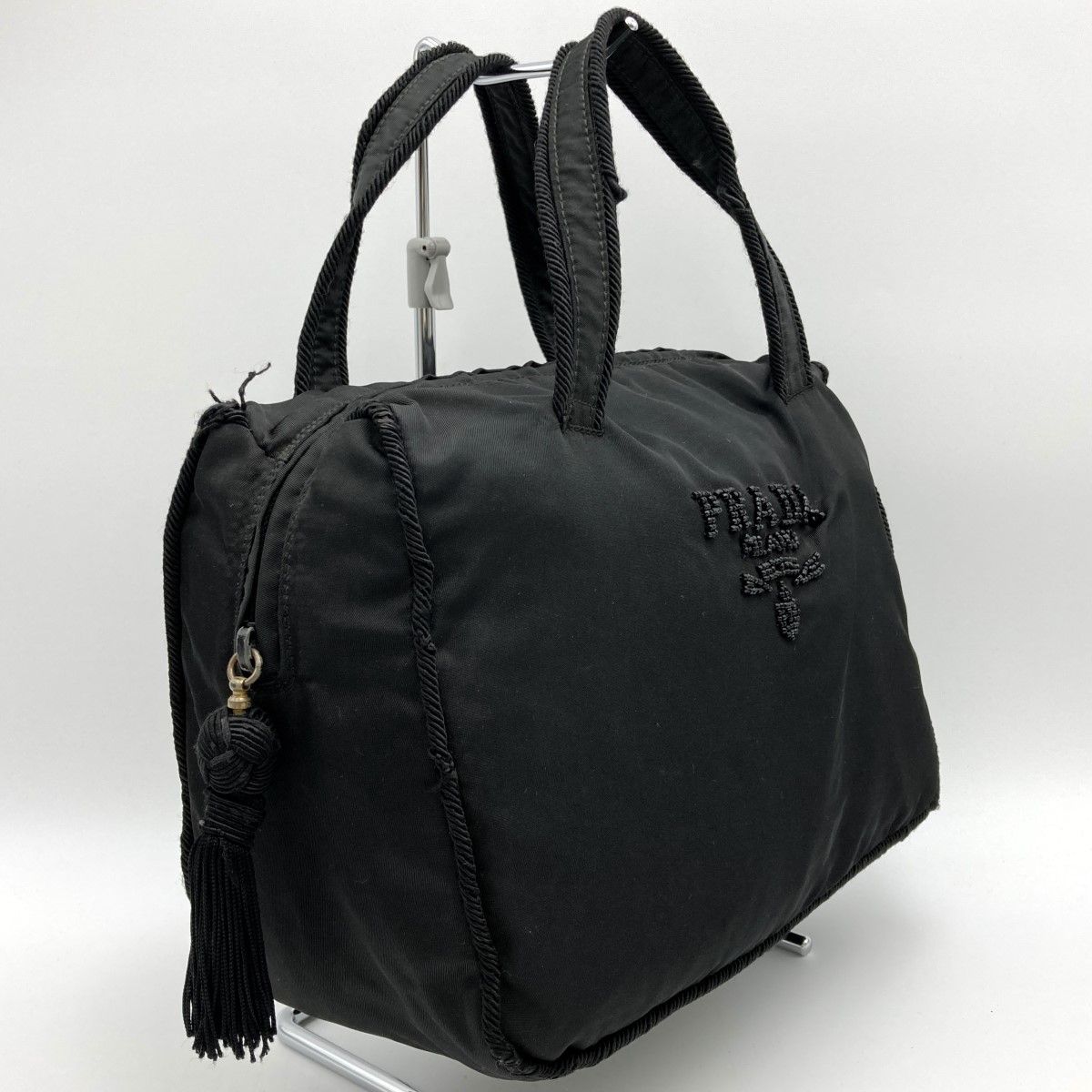 PRADA ナイロン　ハンドバッグ　黒 PRADA ［飯能本店］PRADA プラダ ミニボストン ハンドバッグ