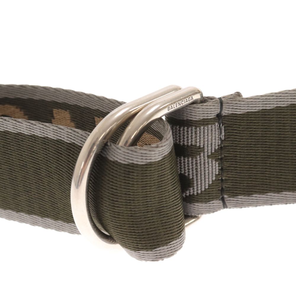 BALENCIAGA DRING ベルト カーキ Men's D Ring Belt in Grey | Balenciaga US