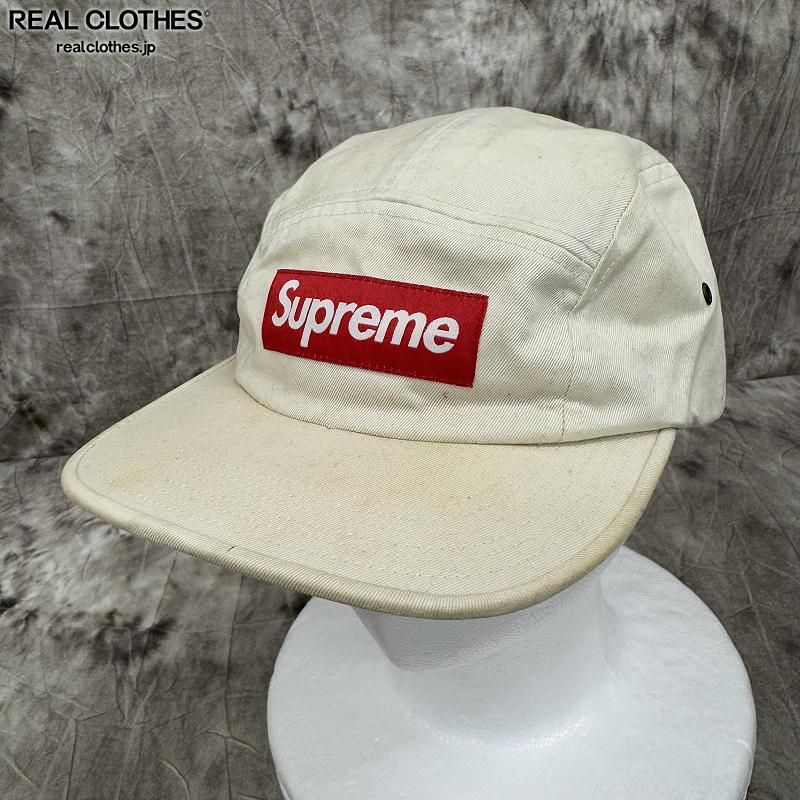 Supreme/シュプリーム【22SS】Box Logo Washed Chino Twill Camp Cap 