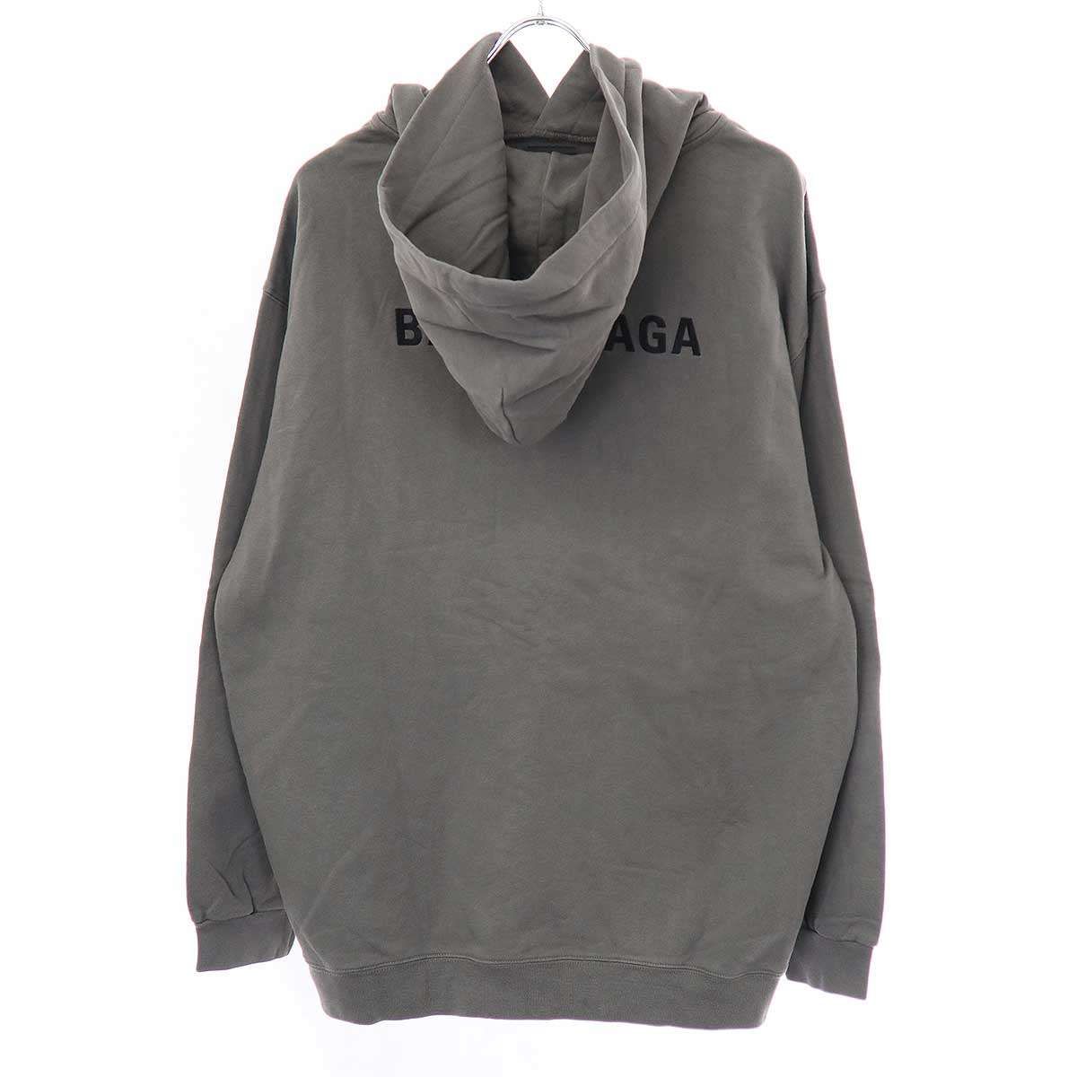 BALENCIAGA バレンシアガ 22AW Medium Fit ロゴ刺繍プルオーバー