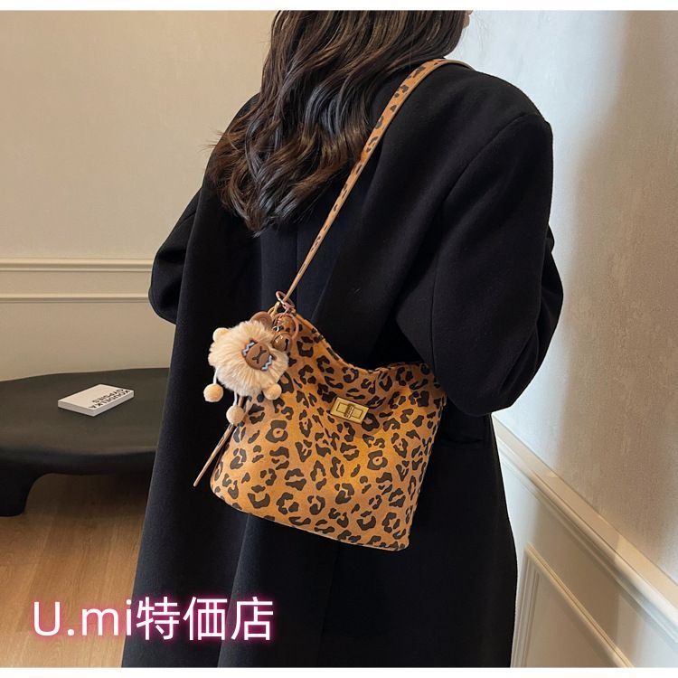 50%OFF ヒョウ柄 ショルダーバッグ ストラップ puバッグトートバッグ バッグ