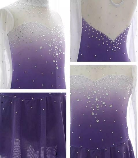 新品未使用 フィギュアスケート衣装　ハイネック ストーン オーダーメイド 新品未使用 フィギュアスケート衣装 ハイネック ストーン オーダー