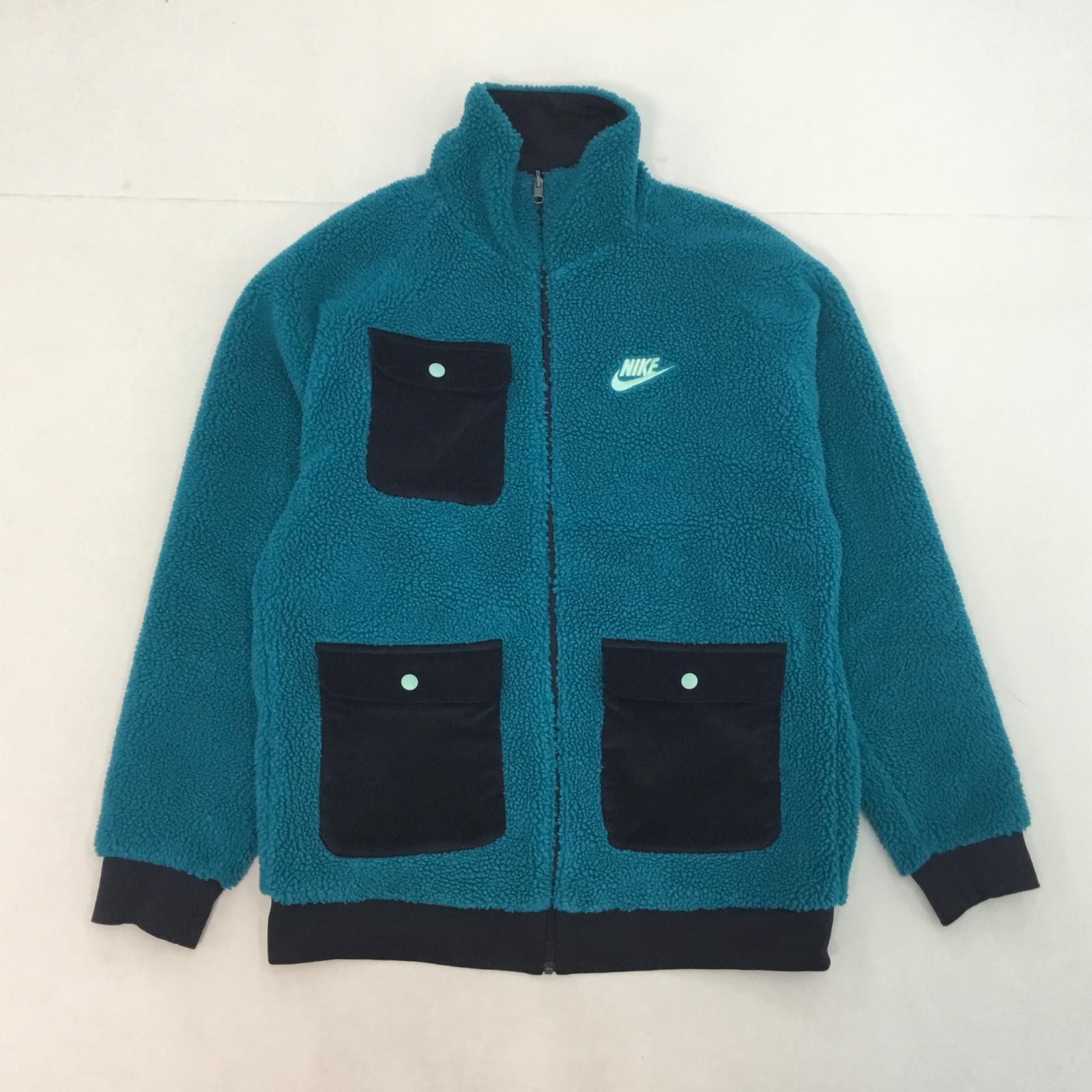 □NIKE ナイキ リバーシブル ブルゾン ボアジャケット ブラック