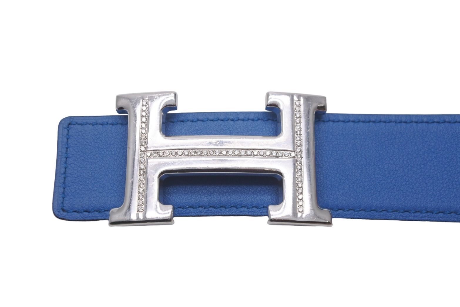 HERMES エルメス ベルト バックル Hロゴ ダイヤ □O刻