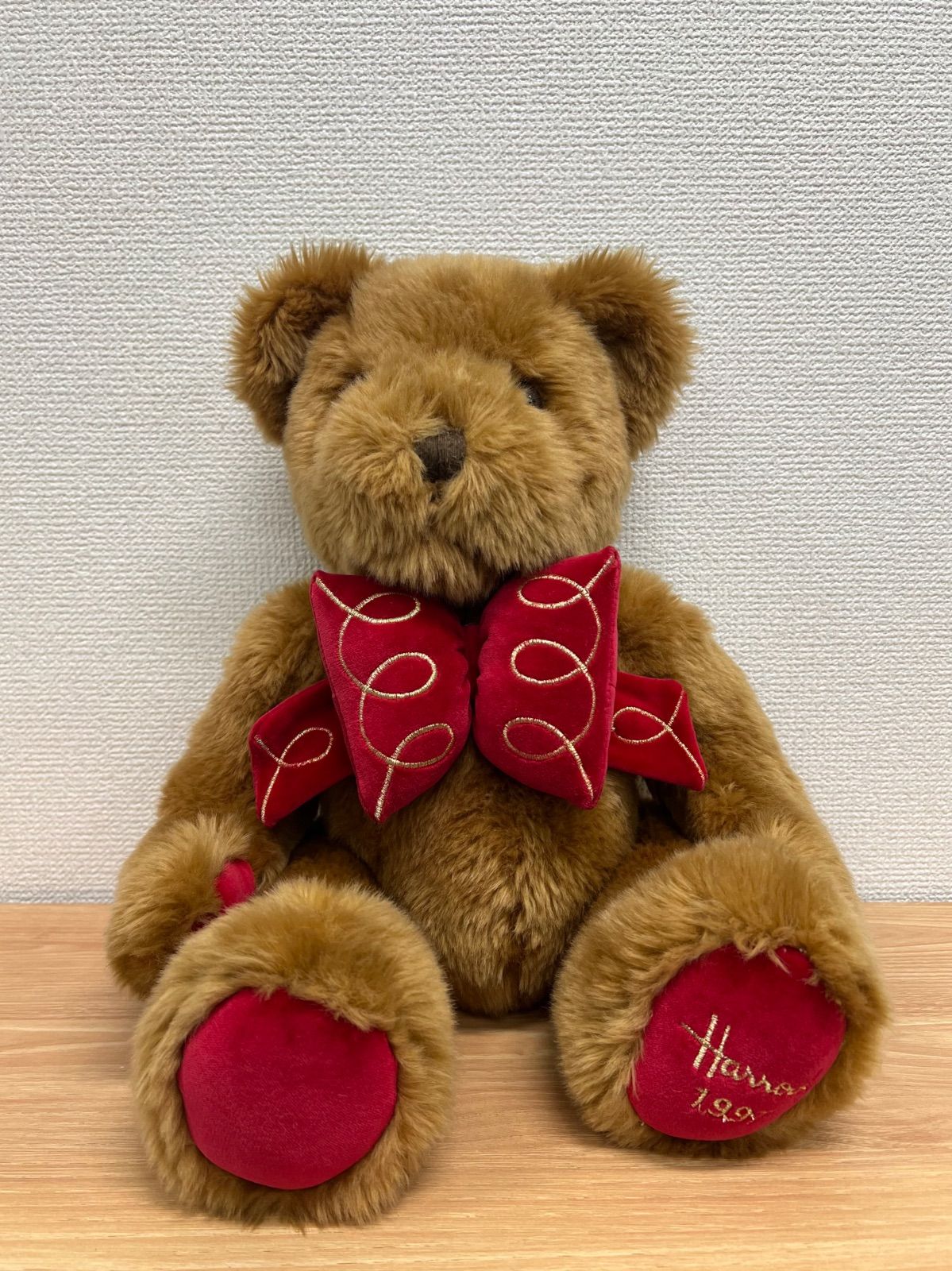 テディベア Harrods 特注　美品希少 Harrods ハロッズ 2021 テディベア ショコラティエ 31cm (Harrods