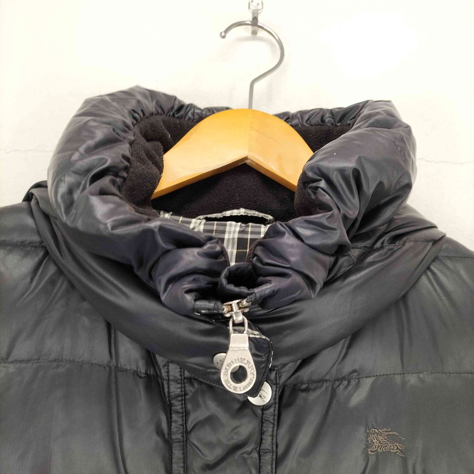 バーバリーブルーレーベル BURBERRY BLUE LABEL 裏地チェックダウン
