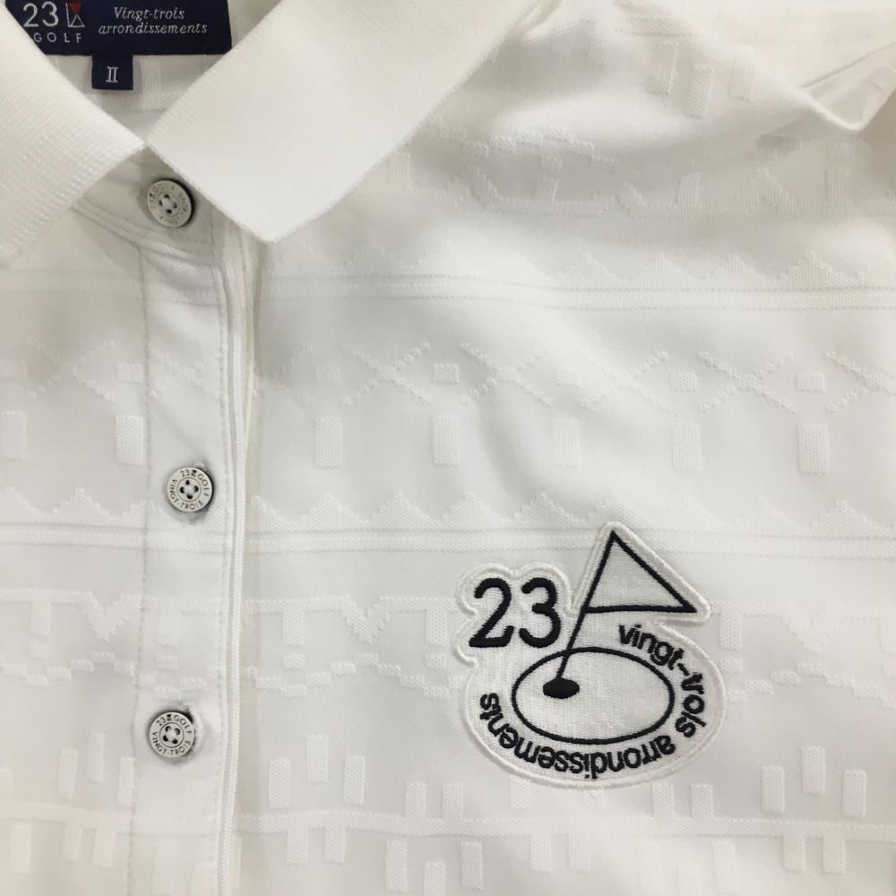 新品　【23区GOLF】ゴルフ半袖ポロシャツ　サイズⅡ 楽天市場】23区GOLF ニジュウサンクゴルフ EX 半袖 ポロシャツ