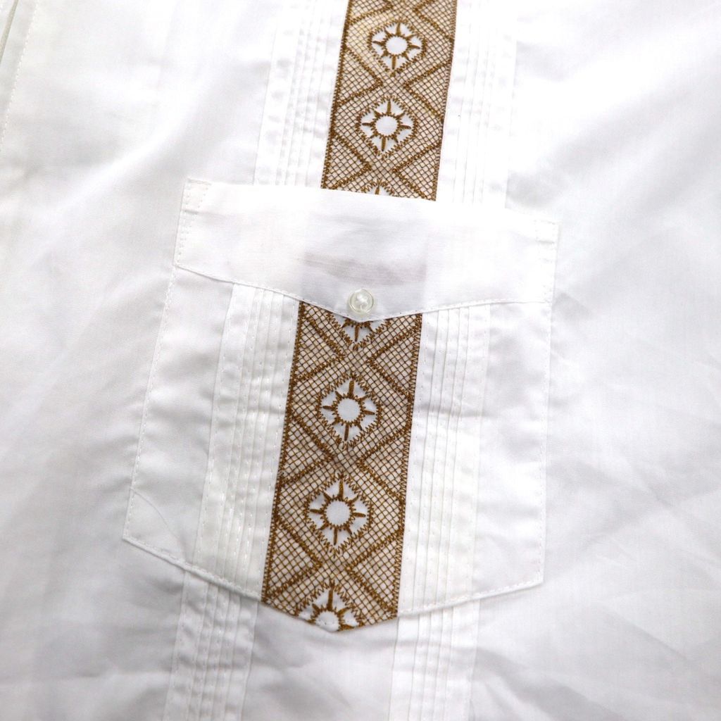 CUVAVERA キューバシャツ SILK BLEND 刺繍 古着 XL ビンテージ 刺繍 キューバシャツ / vintagecuba shirt | NVC vintage