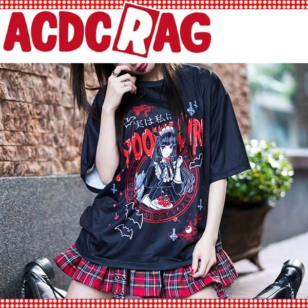 ACDC RAG エーシーディーシーラグ Spooky Girl Tシャツ 半袖 原宿系 