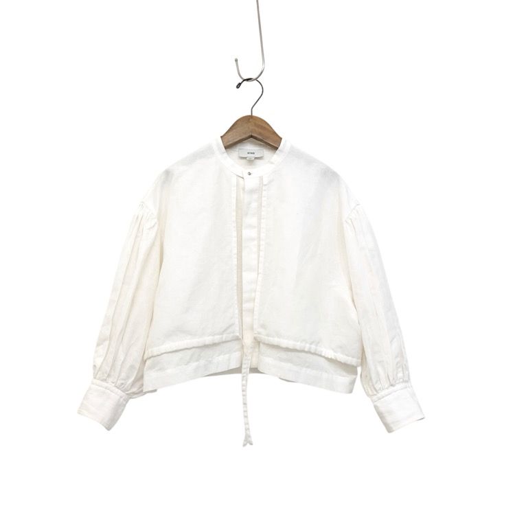 2024SS HYKE ハイク C/L BALLOON SLEEVE BLOUSE コットンリネン 