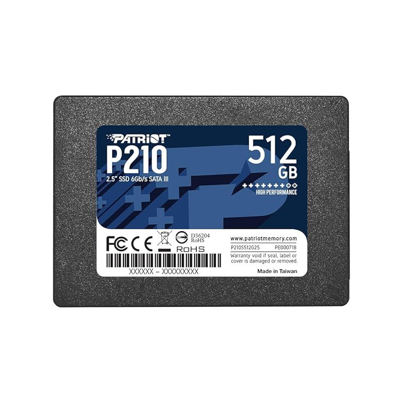 Patriot Memory P210 512GB SATA3 内蔵型SSD 6Gb/s 2.5インチ 7mm P210S512G25