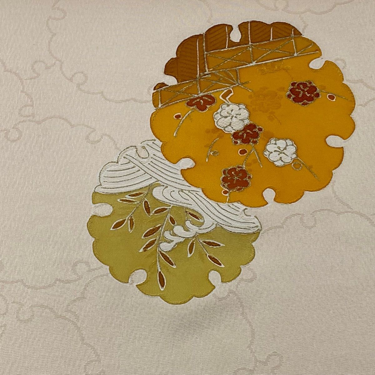 薄オレンジ 正絹