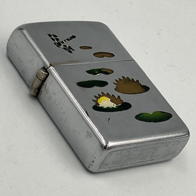 ZIPPO ビンテージ 品 1947年～1949年 3バレル タウン＆カントリー Lily Pond