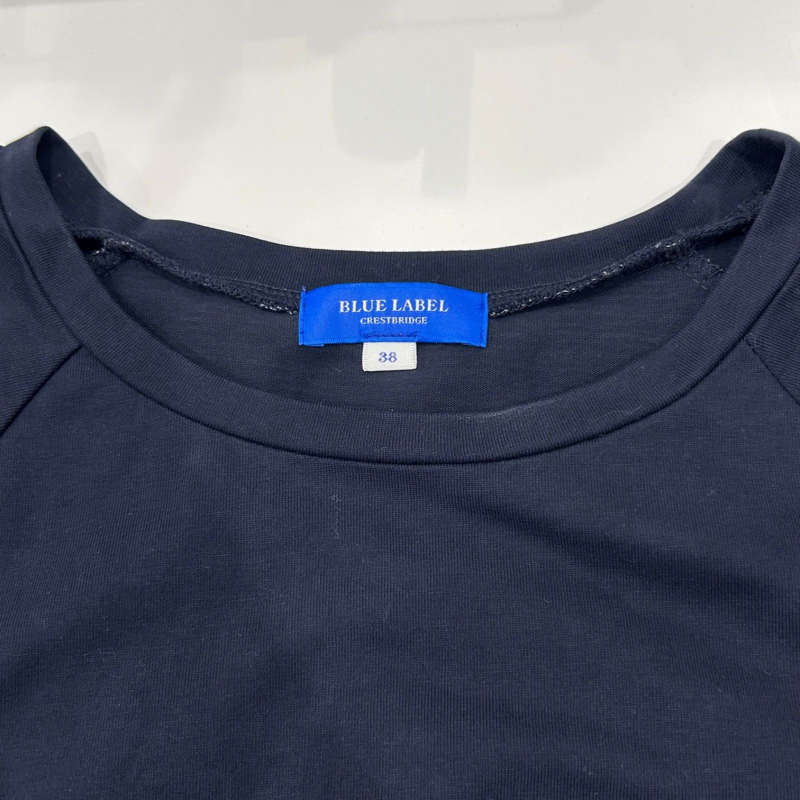 BLUE LABEL ブルーレーベル ワンピース カジュアル Tシャツワンピース ネイビー レディース 38 松山朝生田店 - メルカリ