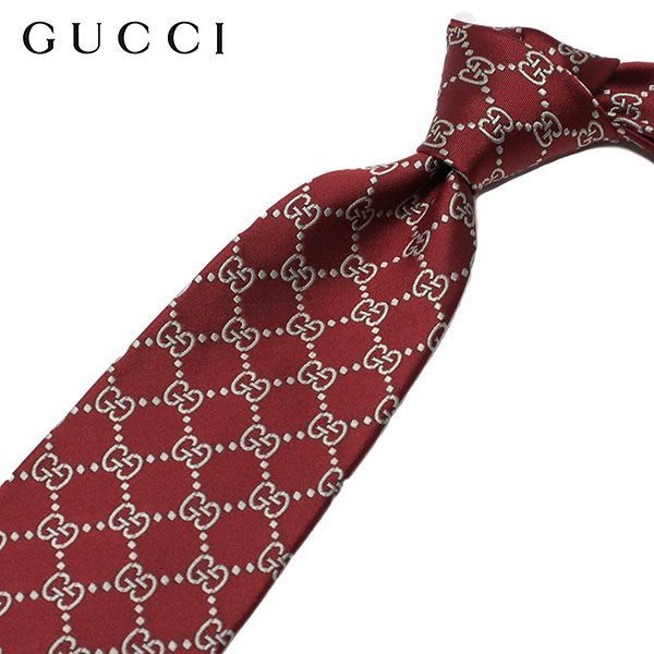 グッチ GUCCI ARGOS ネクタイ necktieラッピング可能 【即日発送】【レッド】 499695 4B002 6463/necktie