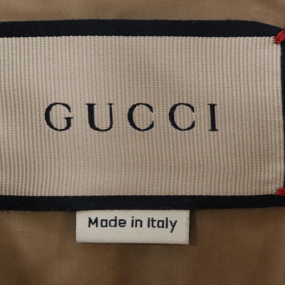 GUCCI (グッチ) GG JACQUARD HOODED DOWN JACKET GGコットンキャンバス 