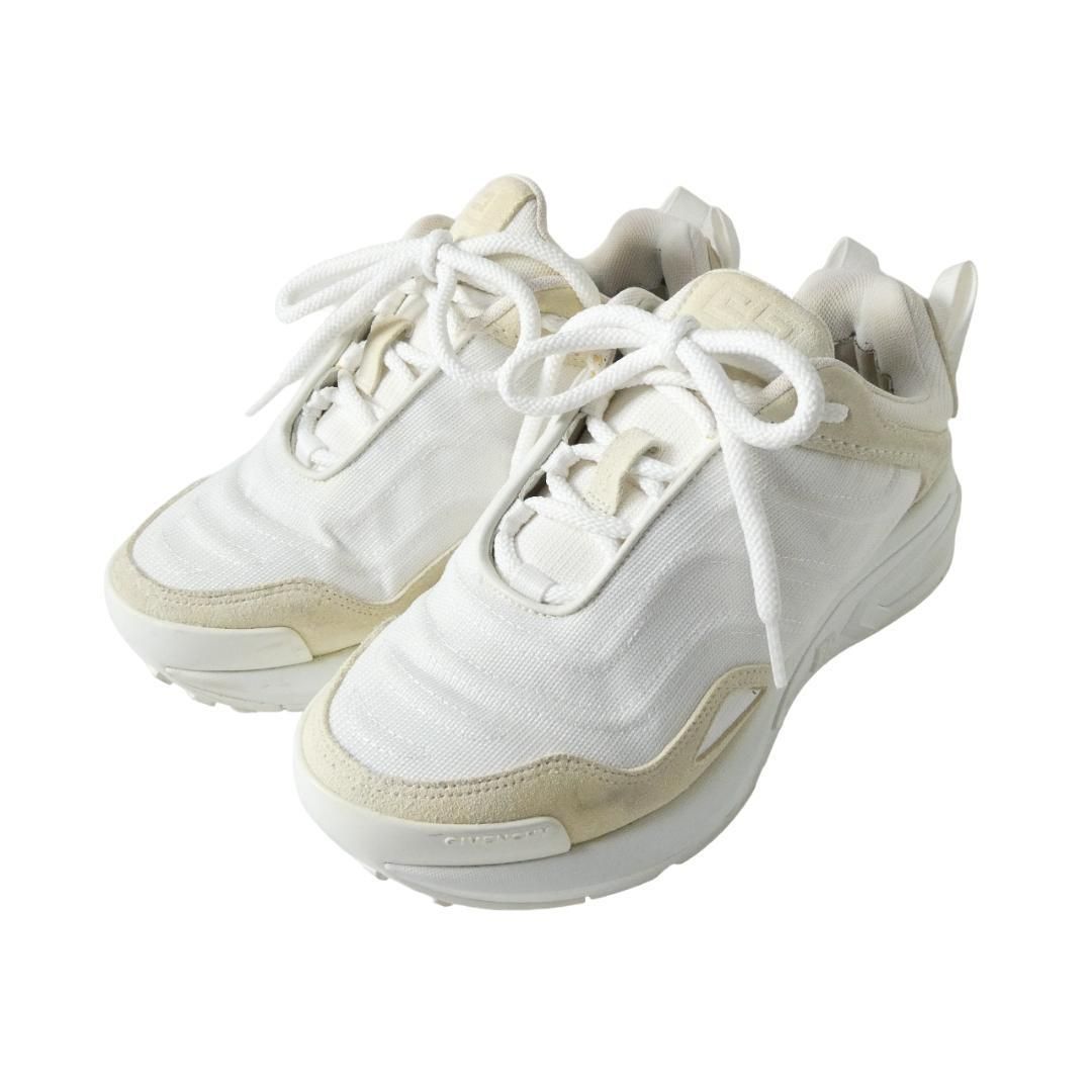 GIVENCHY ジバンシー GIV 1 Light Sneaker ライトランナー スニーカー ローカット レースアップ ホワイト サイズ35 約22cm レディース